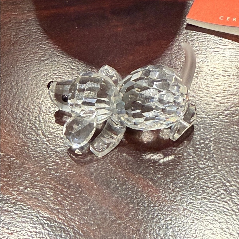 Swarovski  beagle dog figurine crystal 7619 - Picture 3 of 8